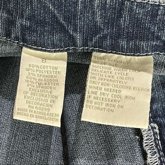 Erica embellished blue crop jeans - Picture 13 of 14